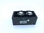 AAA Grade Fake Mont Blanc Cufflinks Brushed Silver